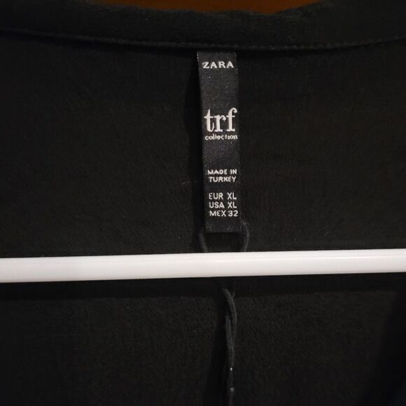 Zara trf collection Black Button-Up Blouse - Picture 3 of 4